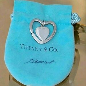 Tiffany & Co. Sterling Silver Heart Shaped Key Holder or Ring